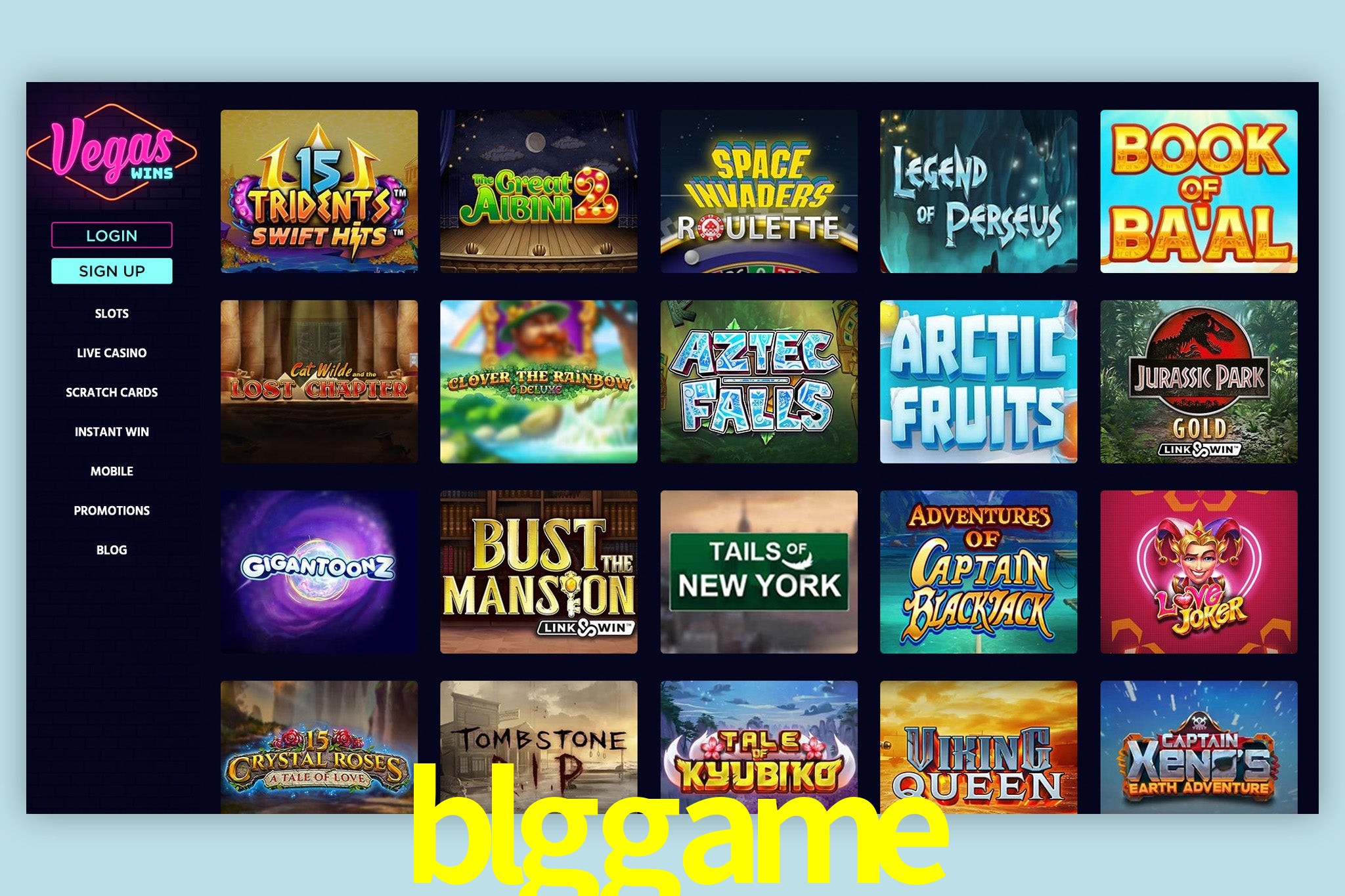 Experiência VIP blggame